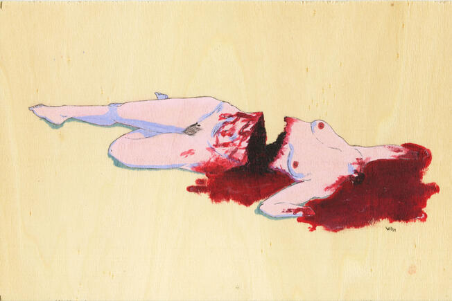 Acrílico sobre madera