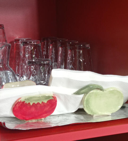 Servilleteros cerámica