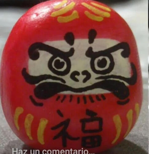 (A) Daruma rojo (suerte general) - 5€