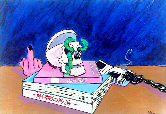 Acrílico sobre lámina