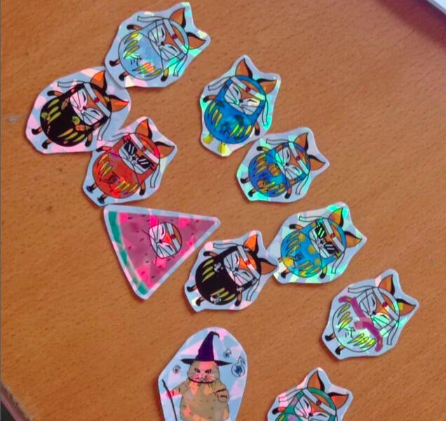 Pegatinas de Daruki chan según estaciones