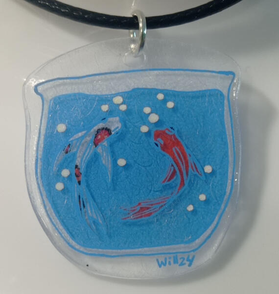 Collar piscis+acuario