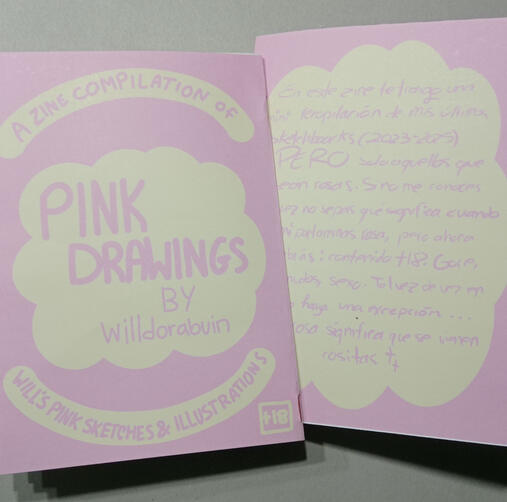 Pink drawings - 7€